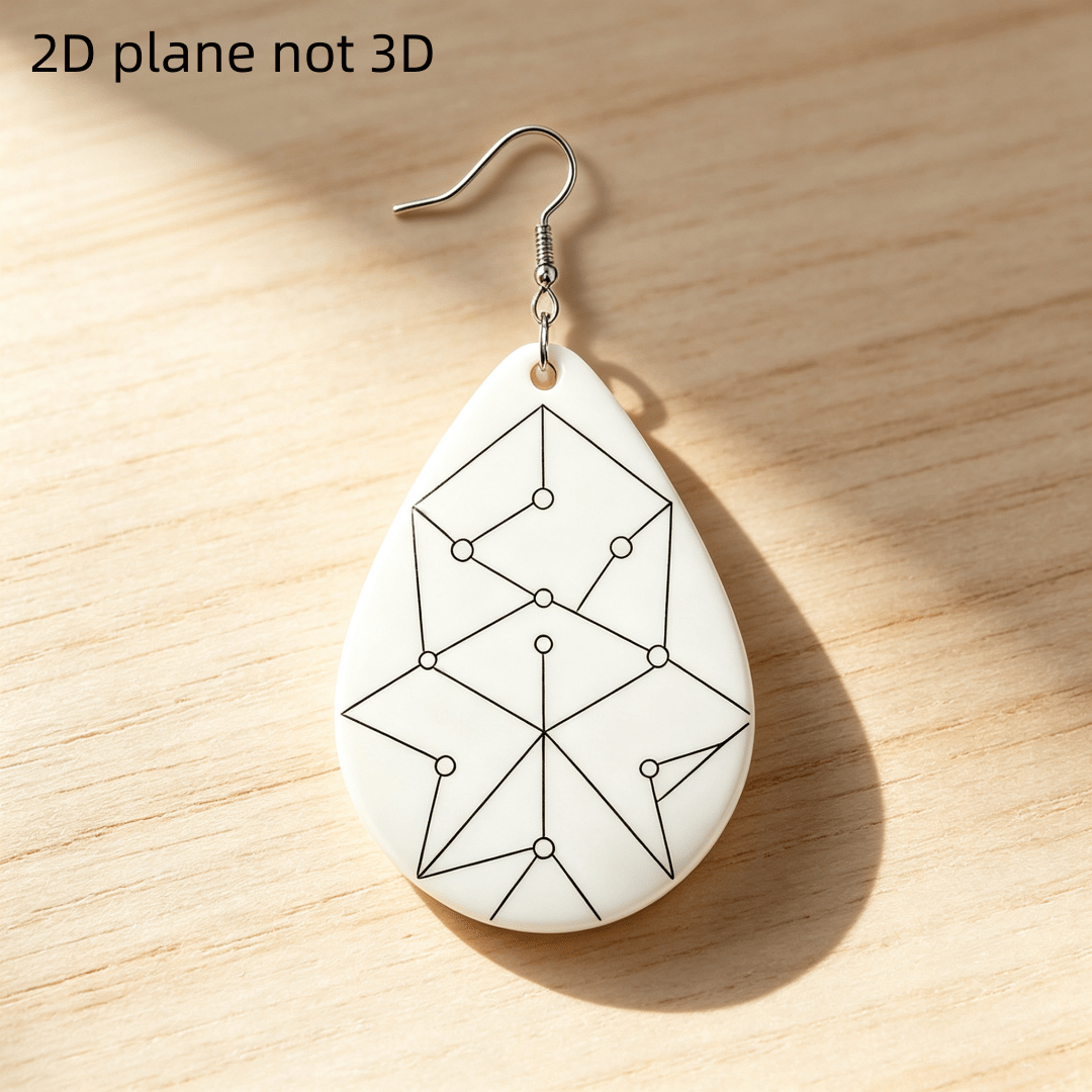 Minimalist Constellation Star Map Dangle Earrings